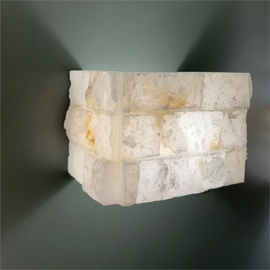 Carrara AP1 Stone Wall Light